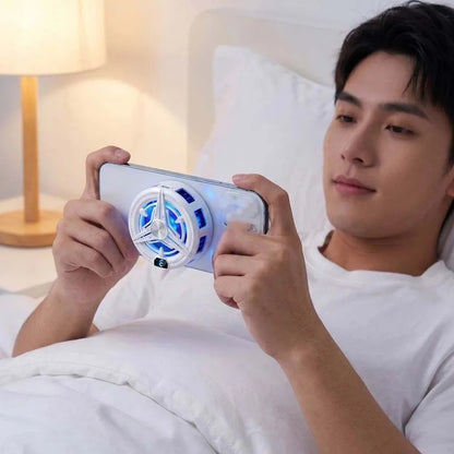 Magnetic Gaming Phone Cooler with Digital Display